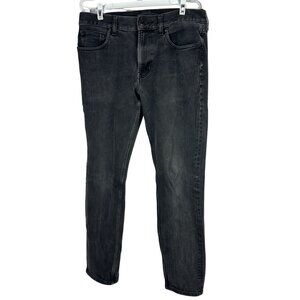 Everlane Uniform Organic Cotton Black Slim Fit Mens Jeans 34x32 Made In Vietnam